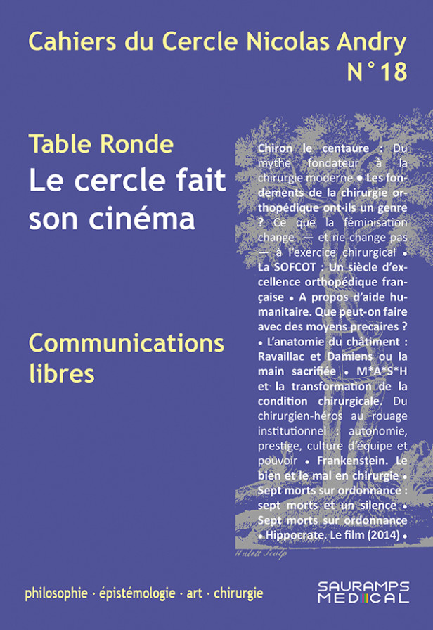 Cahiers du Cercle Nicolas Andry n°18