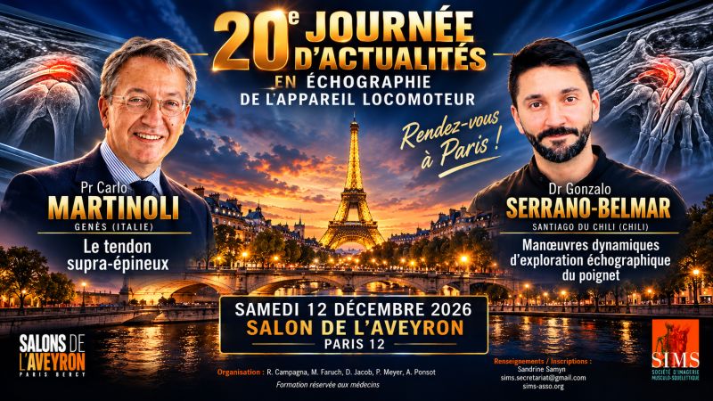 20e Journées d'Actualités en Echographie de l'Appareil Locomoteur